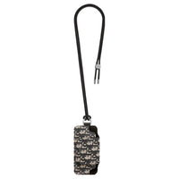 DIOR Printed Fabrics Eyeglass Pouch Mini Men's Beige/Black