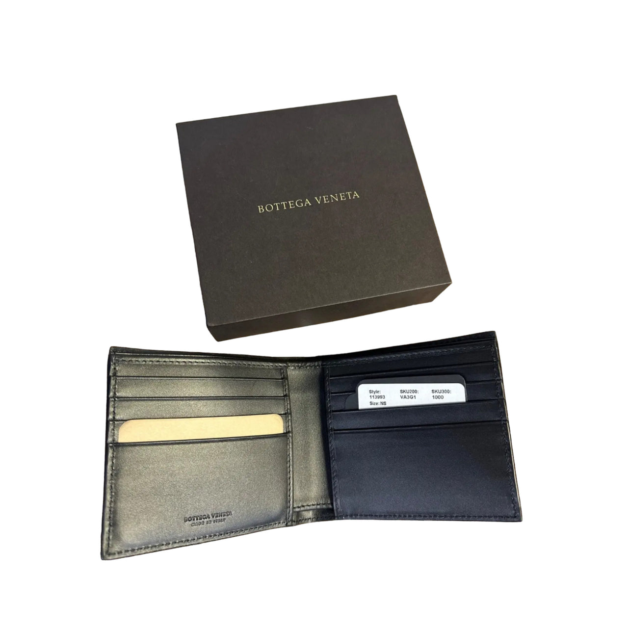 Bottega Veneta Eyelet Bi-fold Wallet