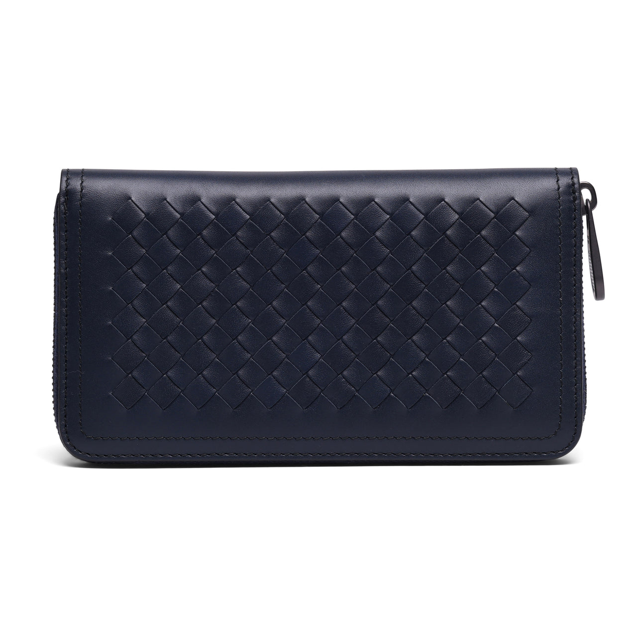 Bottega Veneta Intrecciato Zip-Around Wallet