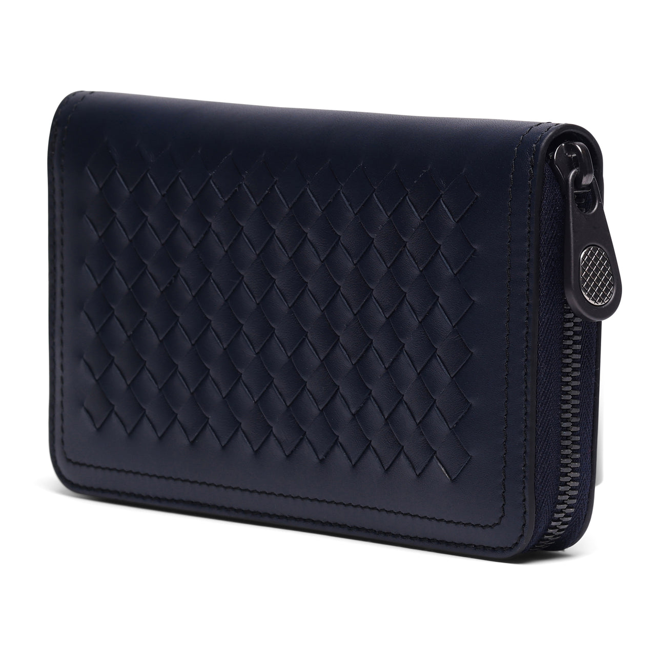 Bottega Veneta Intrecciato Zip-Around Wallet
