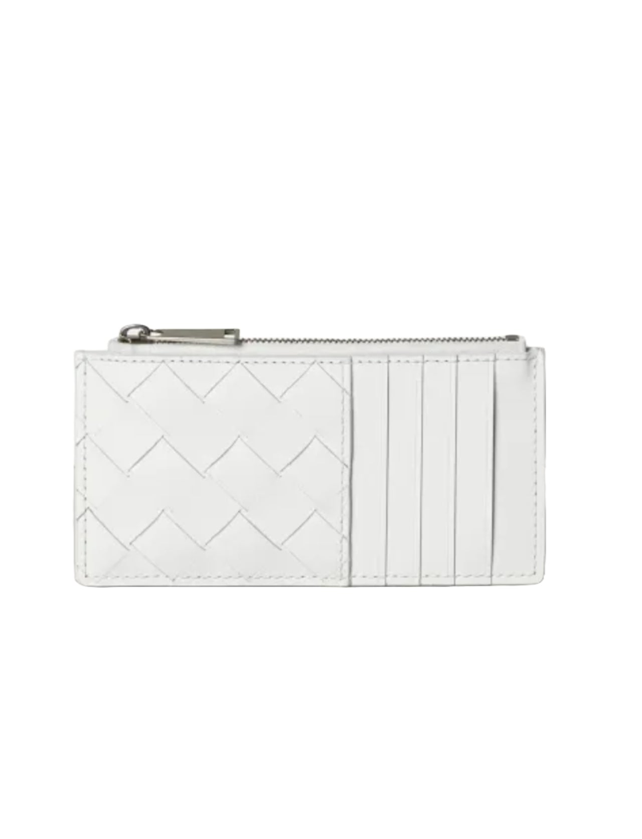 Bottega Veneta Intrecciato Woven Spazzolato Card Holder