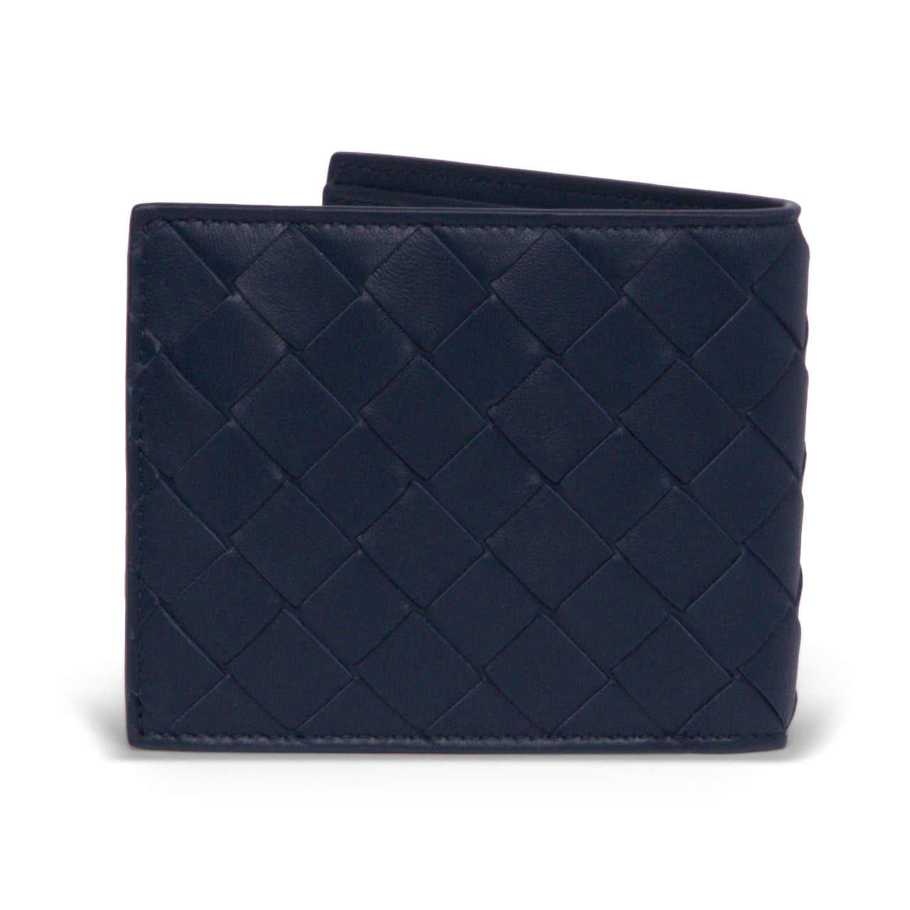 Bottega Veneta Intrecciato Woven Lambskin Wallet