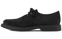 SAINT LAURENT Almond Toe Teddy Lace-Up Shoes