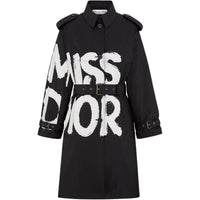 DIOR FW24 Trench Coat Women's Black