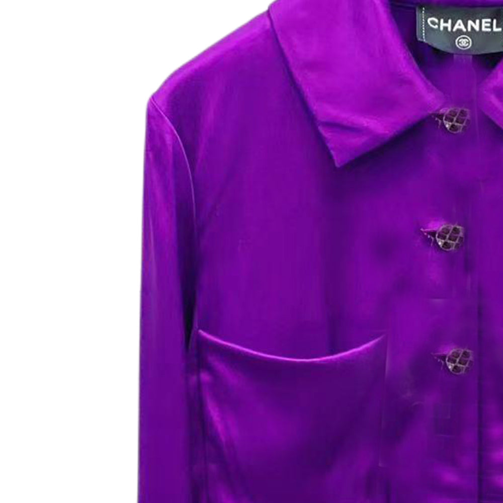 CHANEL Shirts Women's Purple