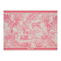 DIOR Cotton Silk Scarves Women's Pink