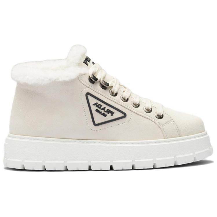 PRADA Ankle Boots Women's White