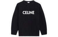 CELINE Oversized Sweater In Ribbed Wool