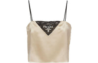 PRADA Tank Tops Women's Desert Brown