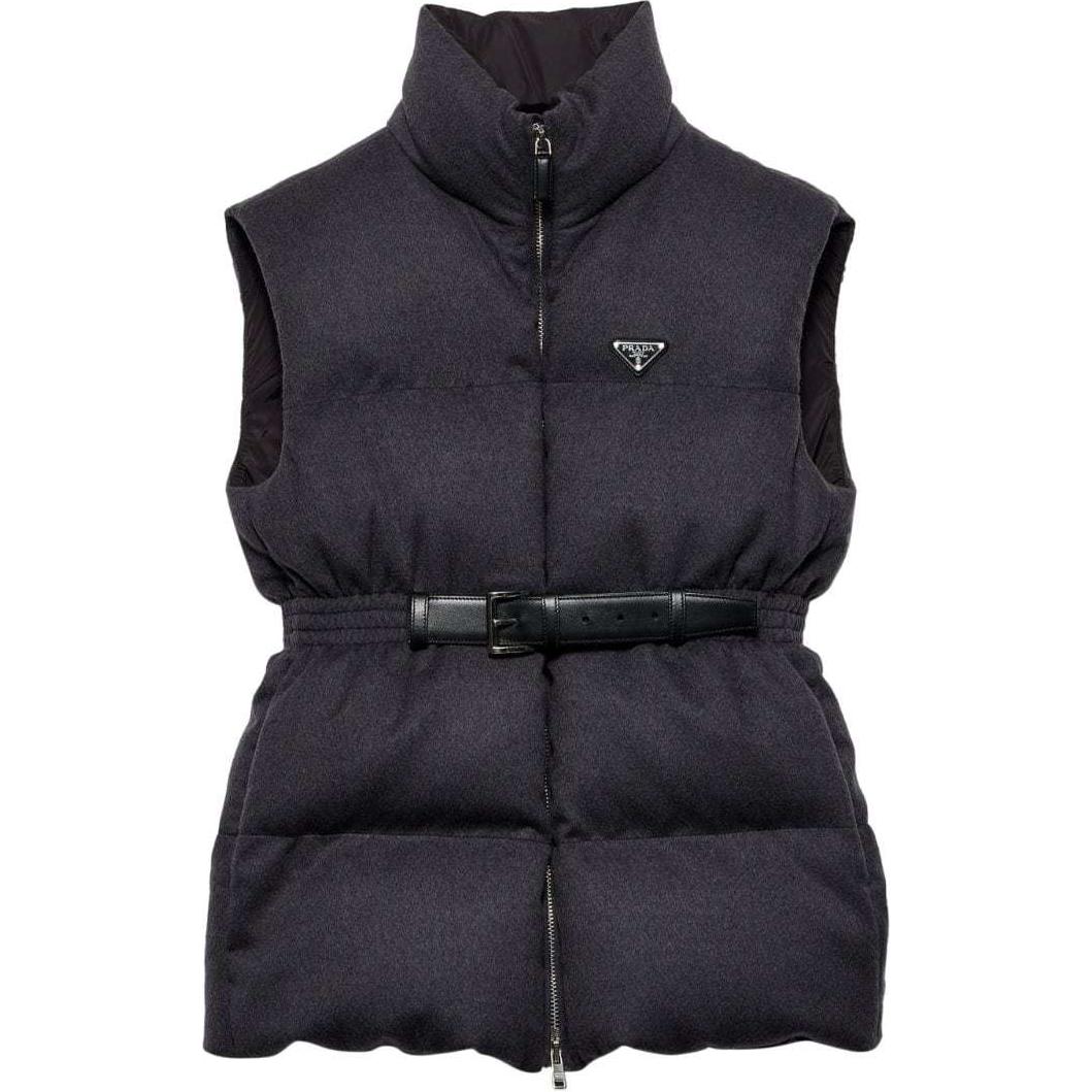PRADA Belted Down padded Gilet