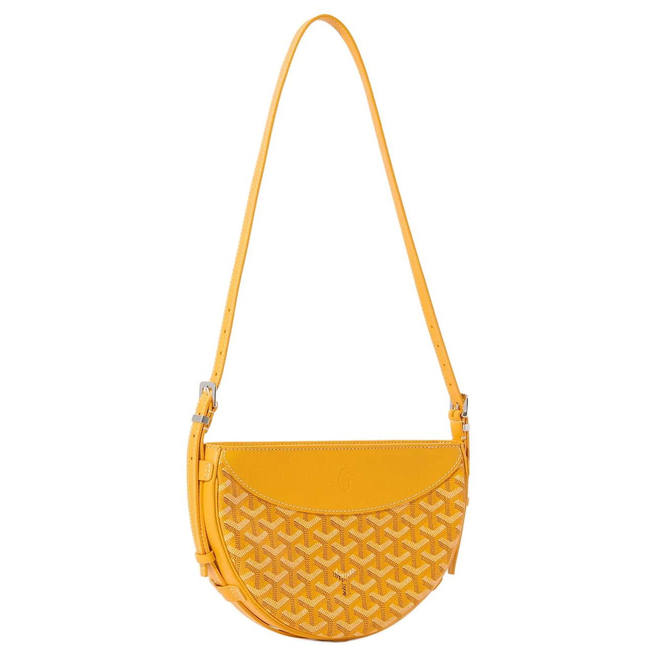 GOYARD Canvas With Calfskin Swift Bag Shoulder Bags Unisex Yellow