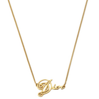 DIOR Metal Necklaces Women's Gold