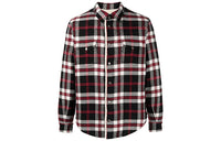 SAINT LAURENT Checked Vintage Sherling Shirt
