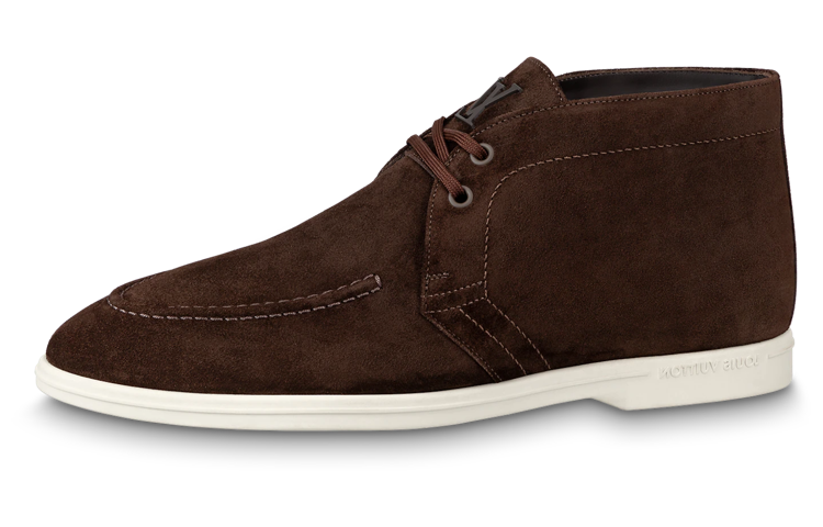 LOUIS VUITTON Estate Ankle Boots Men's Brown