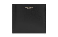 SAINT LAURENT PARIS Leather Wallet Men's Black