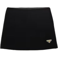PRADA SS25 Casual Short Skirts Women's Black