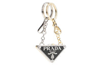 PRADA Logo-Triangle Set-Of-Two Keyrings