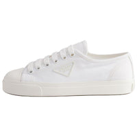 PRADA Low Top Skateboard Shoes Women's White