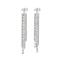 DIOR Metal Earrings Women's Silver