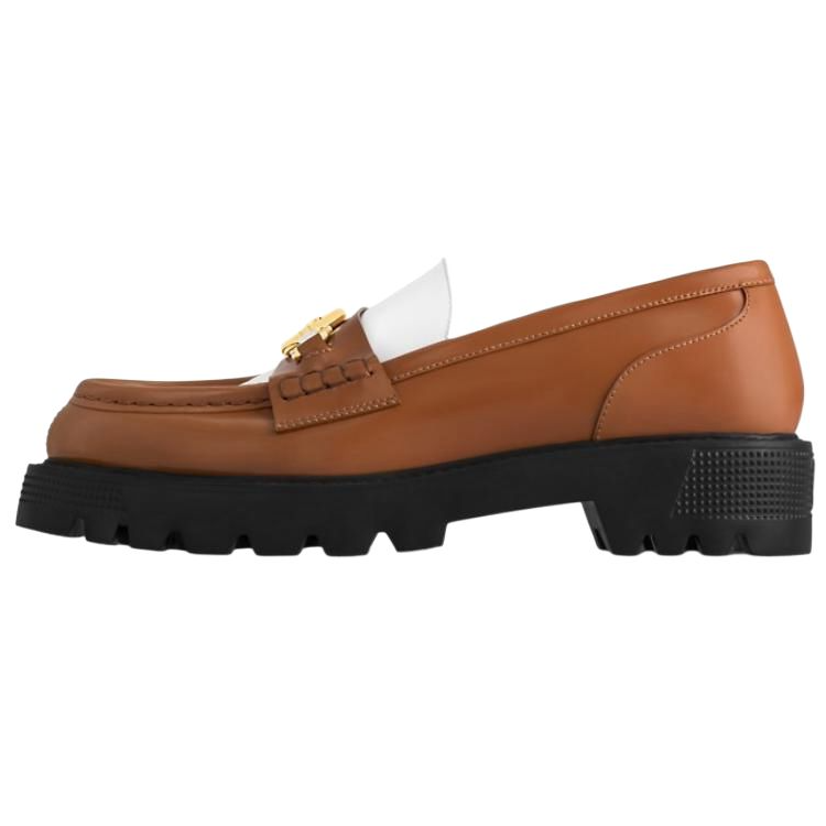 LOUIS VUITTON District Loafers 5cm Women's Brown