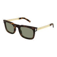 SAINT LAURENT Acetate Rectangular Sunglasses Unisex Tortoiseshell