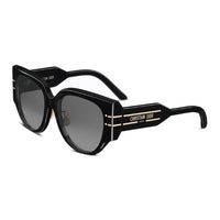 DIOR Acetate Round Sunglasses Women's Black
