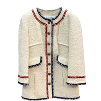 CHANEL 18 Fall And Winter Jackets Coats Women's Beige