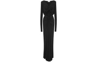 SAINT LAURENT Long-Sleeved Dresses Women's Black