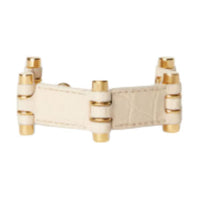 Loro Piana Brass Bangles Women's White