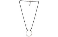 SAINT LAURENT Bronze Necklaces Women's Black