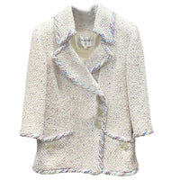 CHANEL 18 Spring Summer Jackets Coats Women's White