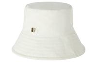 Loro Piana Cotton Polyester Acetate Bucket Hats Women's White