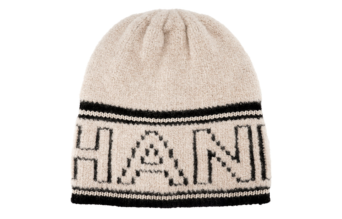 CHANEL Beanies Unisex Beige