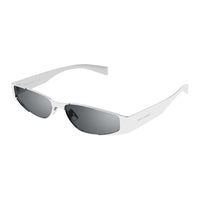 SAINT LAURENT Metal Cat Eye Sunglasses Unisex Silver