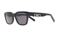 DIOR Acetate Irregular Shape Sunglasses Men's Black