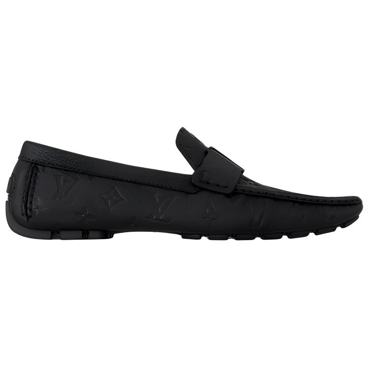LOUIS VUITTON Monte Carlo Loafers Men's Black