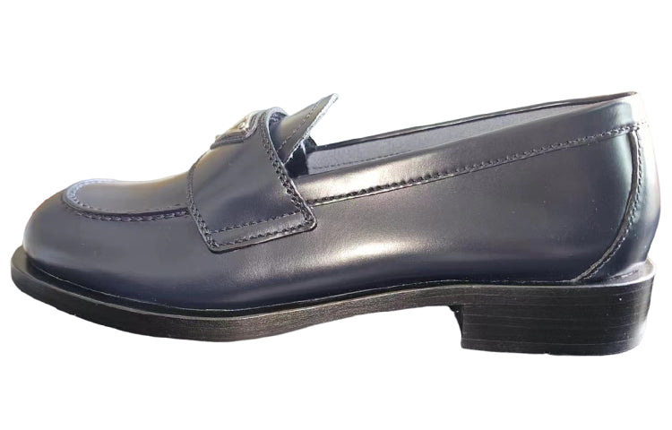 PRADA Loafers Women's Dark Blue
