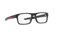 PRADA Square Eyeglass Frames Men's Black