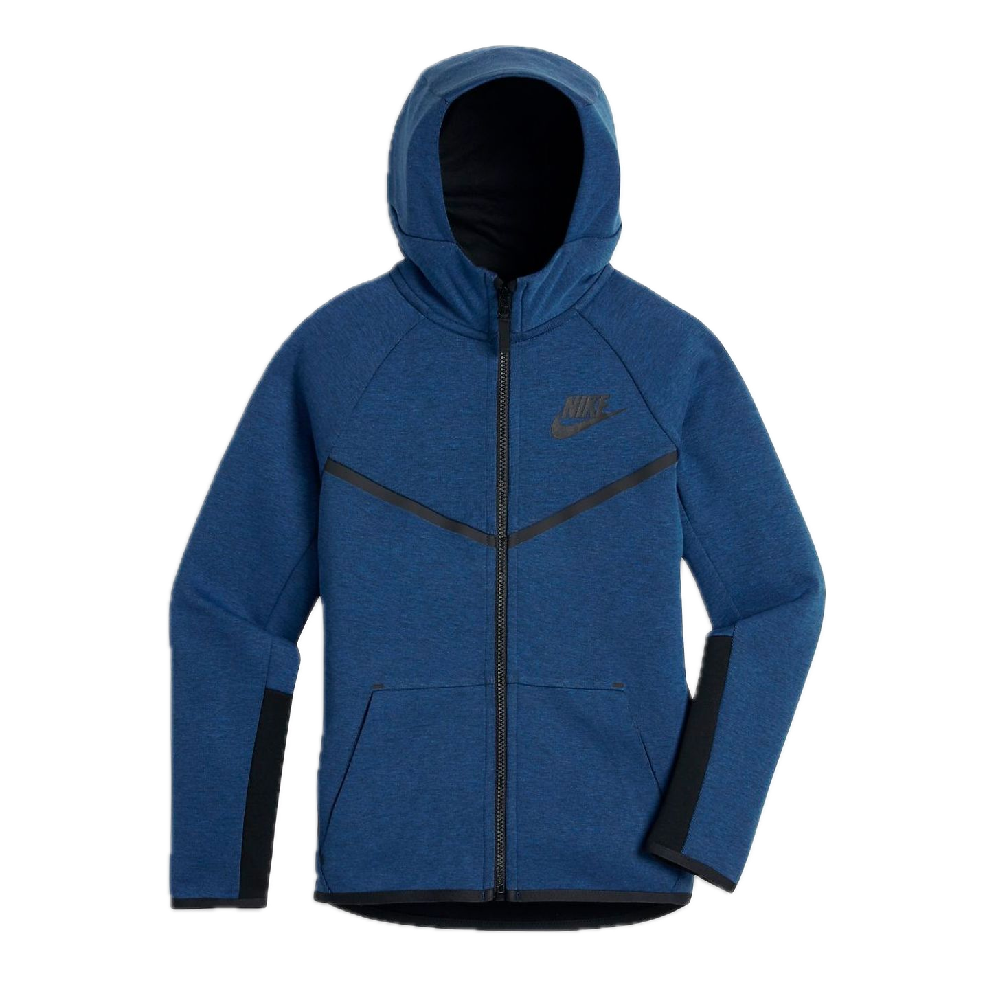 (GS) Nike Tech Fleece Windrunn Hoodie 'Blue' 856191-431