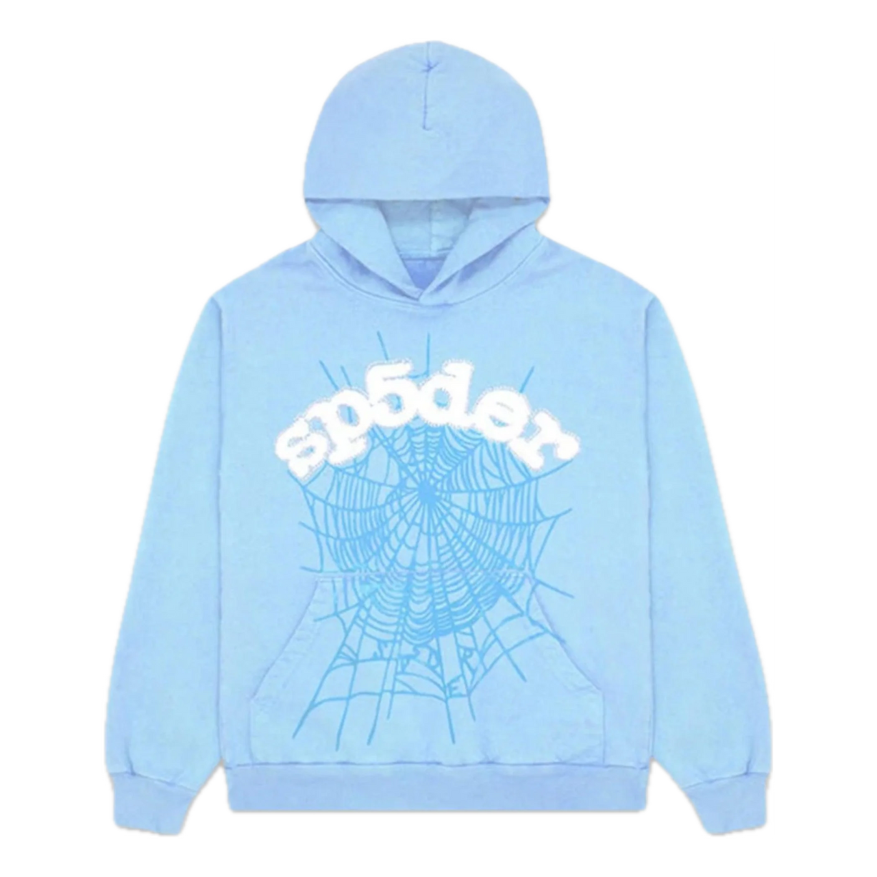 Sp5der Web Hoodie 'Sky Blue' SP5-8D-WEB-HBB