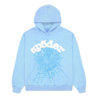 Sp5der Web Hoodie 'Sky Blue' SP5-8D-WEB-HBB