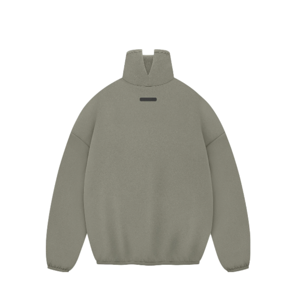 adidas x Fear of God Athletics Suede Fleece Mock Neck 'Clay' IY0942