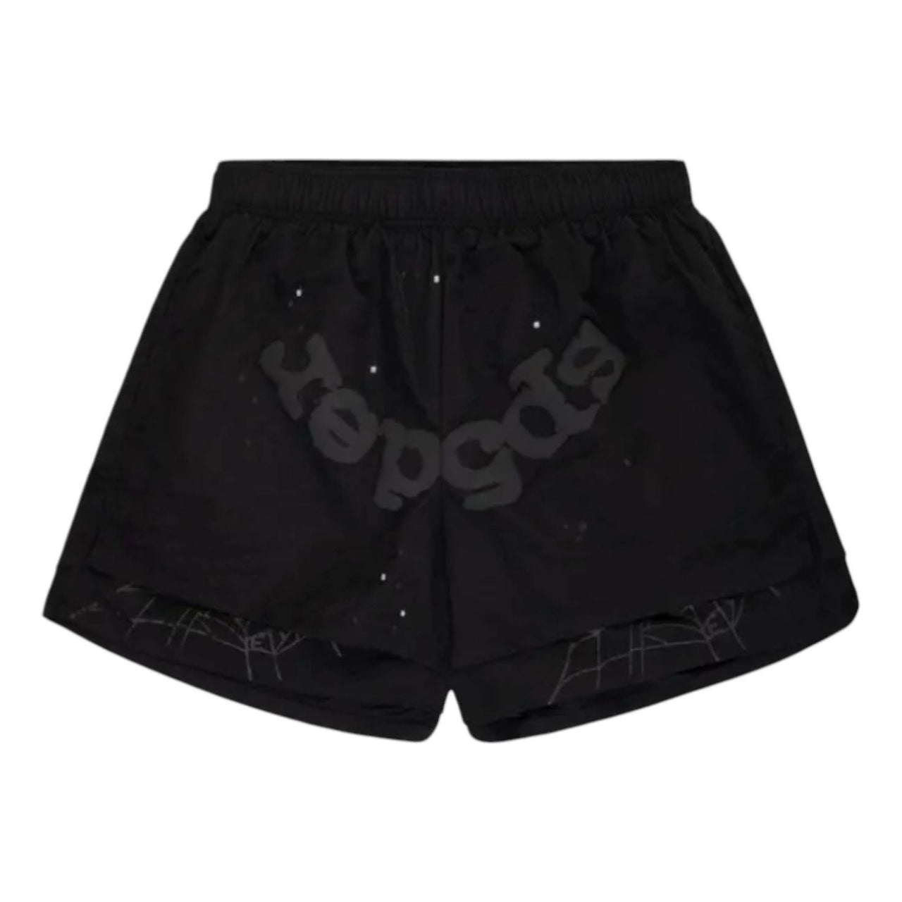 SP5DER OG Web Double Layer Short 'Black' SH002SS25BLK