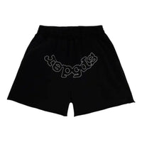 SP5DER OG Logo Sweatshorts 'Black' SH03FW24BLK