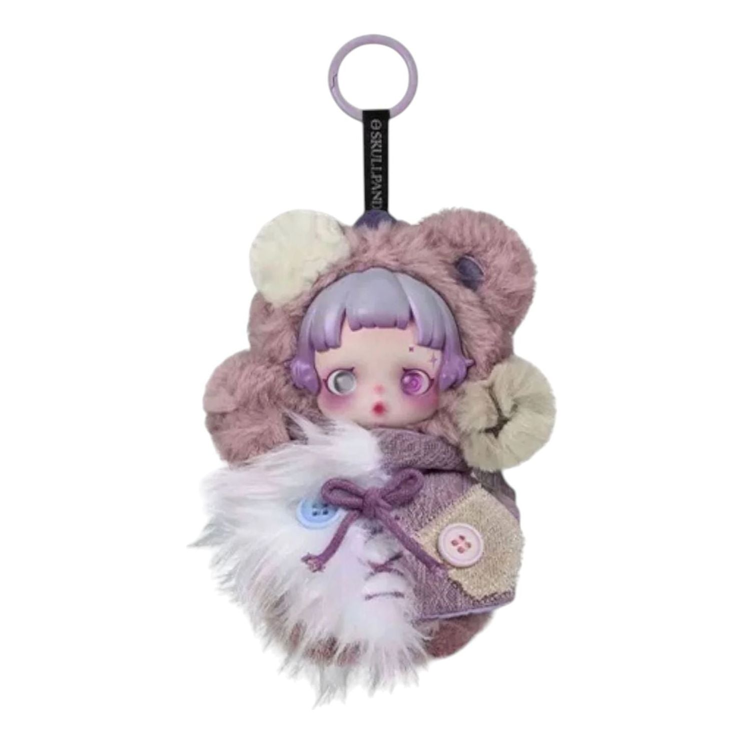 Pop Mart Skullpanda You Found Me Plush Doll Pendant 'Ratty Bear' PPMT-2509-0018-957745430