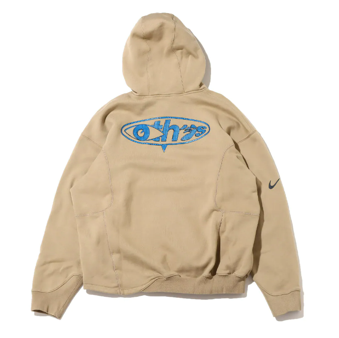 Nike x Off-White Fleece Hoodie Asia Sizing 'Khaki' DN1760-247