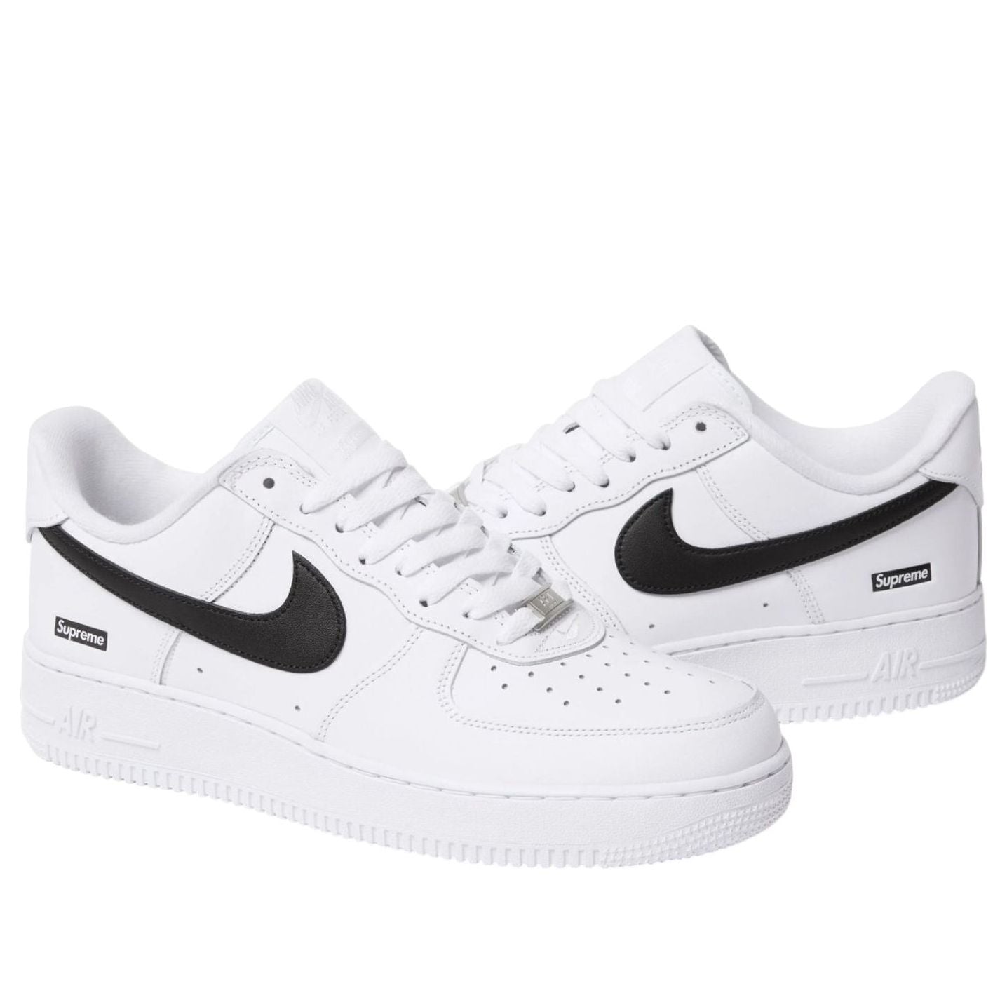 Nike x Supreme Air Force 1 Low 'White Black' CU9225-102