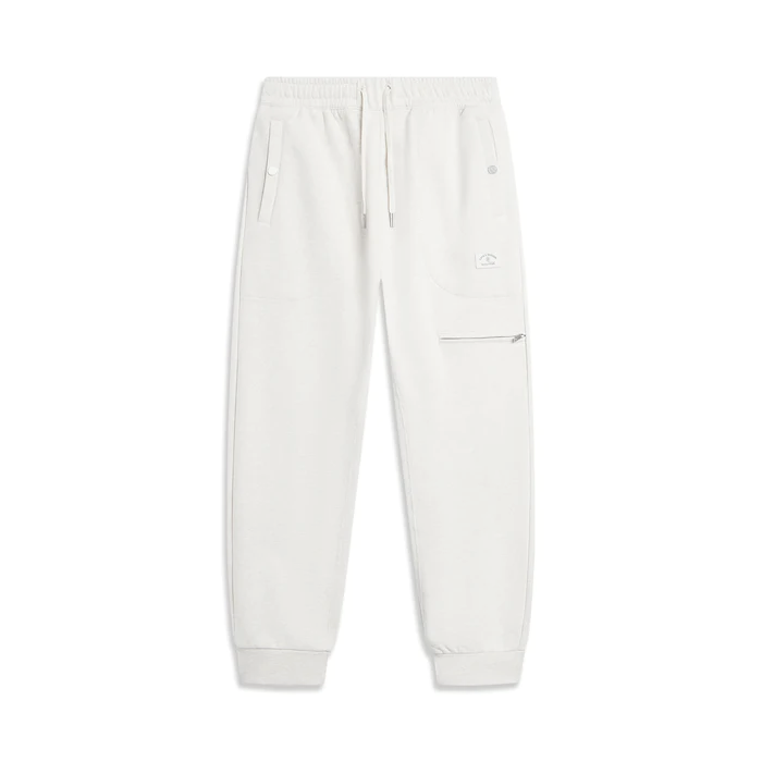 Li-Ning Way of Wade Love & Passion Pants 'Beige White' AKLU015-5