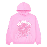 Sp5der OG Web Hoodie 'Pink' SP5-PINKOG-HD