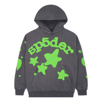 Sp5der Beluga Hoodie 'Slate Grey Green' SP5-BEL-SLTEHD